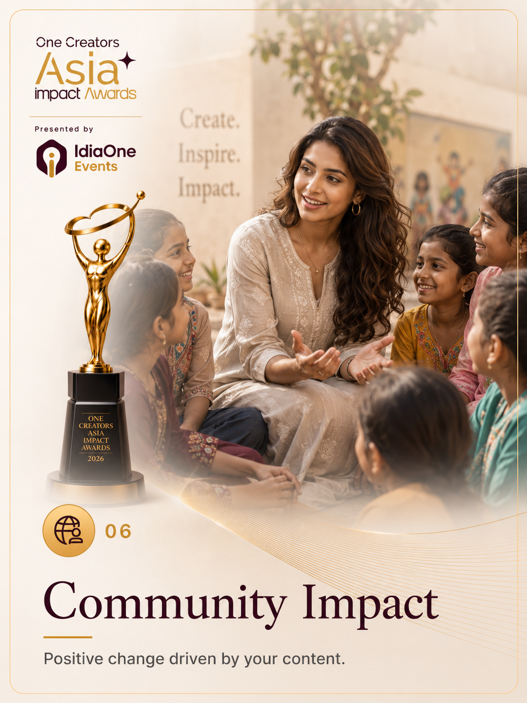Community Impact award criteria