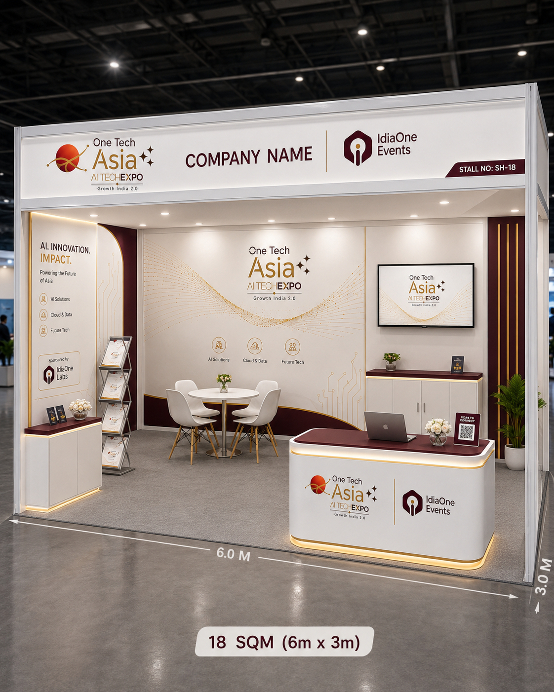 9 SQM Stall