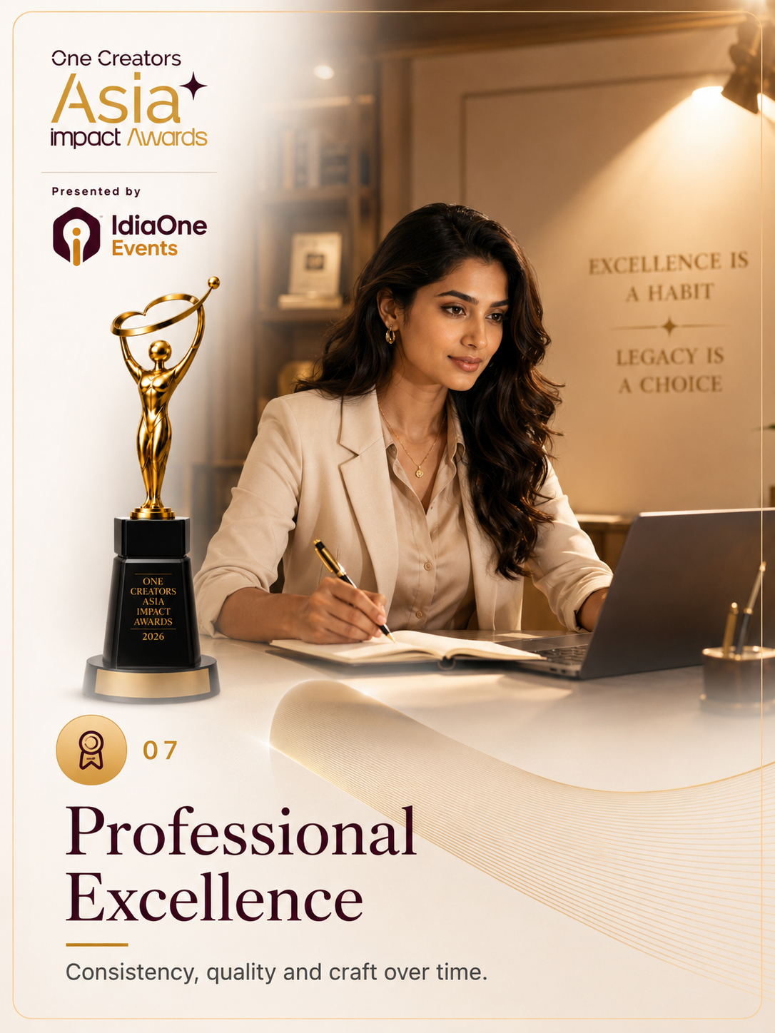 Professional Excellence award criteria