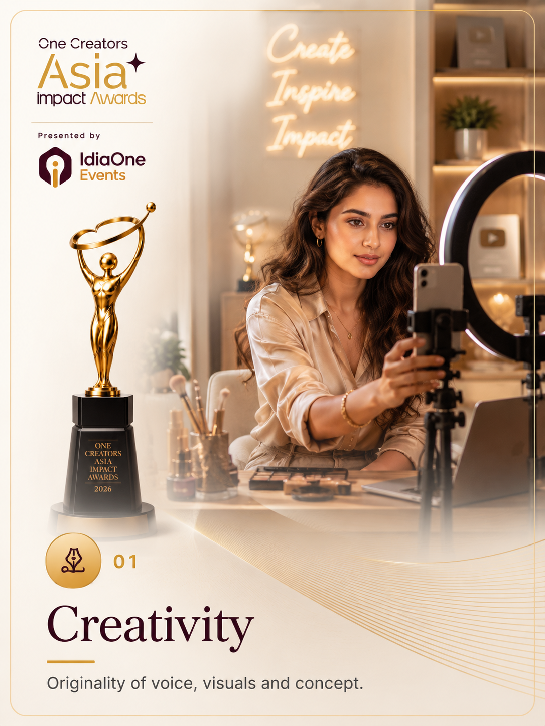 Creativity award criteria